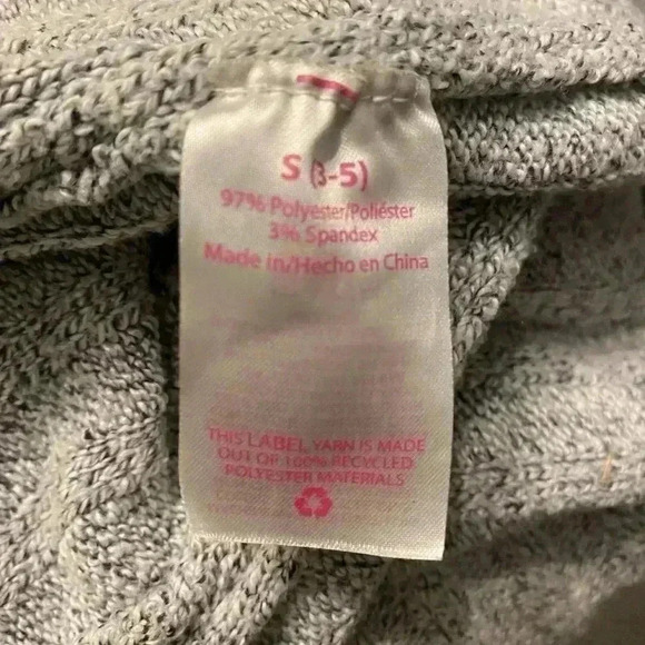 No Boundaries gray open sweater/cardigan ribbed with pockets & lace up back - Picture 10 of 10